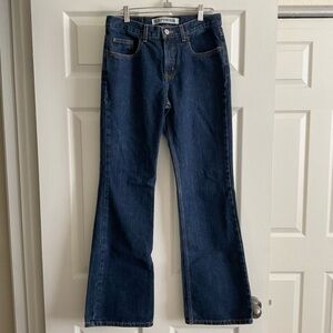 Express Precision Fit Low Rise Flare Jeans Size 5/6 R